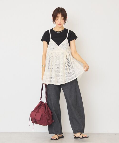 AMERICAN HOLIC（アメリカンホリック）の「7DAYS BAG/ショルダー（ショルダーバッグ・レディース・ライトグレー/ブラック/ボルドー/カーキ・FREE）」の17枚目の写真