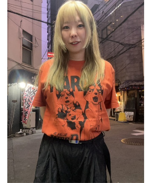 ハードコアチョコレート(ハードコアチョコレート)の「銀牙伝説WEEDオリオン(二子峠ヘイジーオレンジ)(Tシャツ/カットソー・メンズ・ダークオレンジ・XX-LARGE/X-LARGE/LARGE)」の3枚目の写真