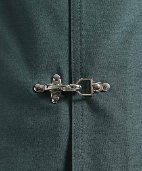 HARE（ハレ）の「【合成皮革】エリレザーファイヤーマンバックルカイキンシャツ(HARE)（シャツ/ブラウス・メンズ・グリーン/グレー系その他/ブラック・FREE）」の11枚目の写真