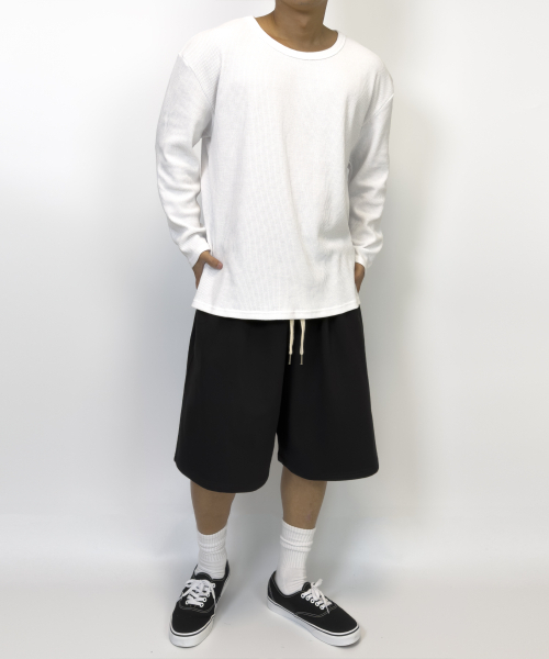PACIENCIA(パシエンシア)の「ワッフル Uネック オーバーサイズ ロングスリーブ(Tシャツ/カットソー・メンズ・その他・LARGE/X-LARGE/XX-LARGE)」の7枚目の写真
