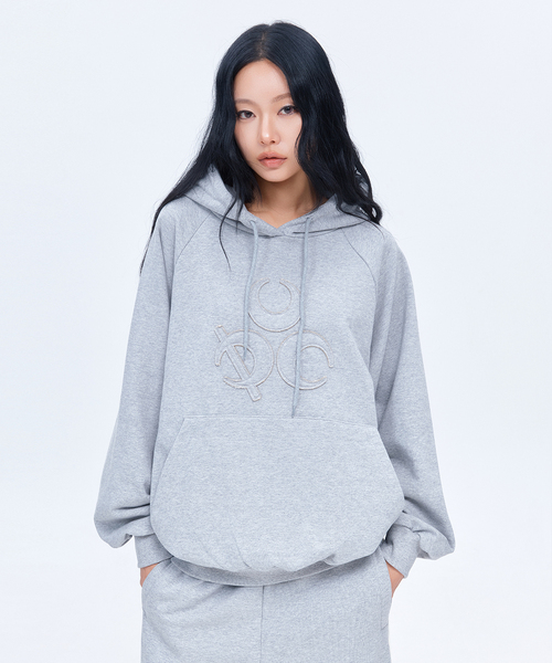 DAUSPICE(ディーオスピス)の「(DUC) シンボルフーディー グレー(パーカー・レディース・チャコールグレー・MEDIUM/LARGE)」の1枚目の写真