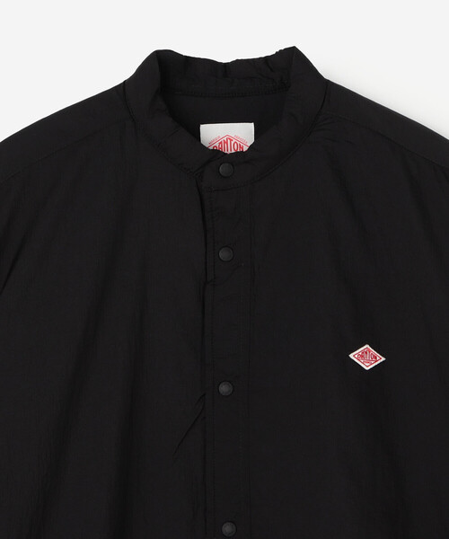 DANTON(ダントン)の「DANTON | インサレーション シャツジャケット WOMEN(ナイロンジャケット・レディース・ブラック/チャコール・36)」の6枚目の写真