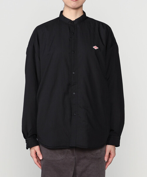DANTON(ダントン)の「DANTON | インサレーション シャツジャケット WOMEN(ナイロンジャケット・レディース・ブラック/チャコール・36)」の14枚目の写真