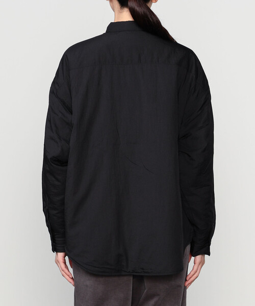 DANTON(ダントン)の「DANTON | インサレーション シャツジャケット WOMEN(ナイロンジャケット・レディース・ブラック/チャコール・36)」の16枚目の写真