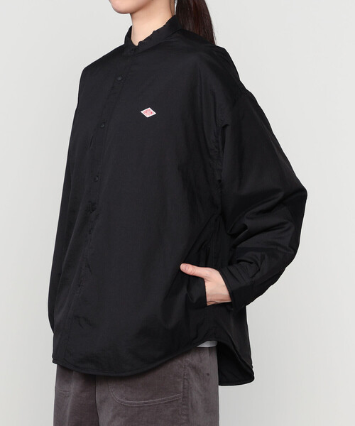 DANTON(ダントン)の「DANTON | インサレーション シャツジャケット WOMEN(ナイロンジャケット・レディース・ブラック/チャコール・36)」の18枚目の写真