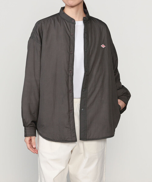 DANTON(ダントン)の「DANTON | インサレーション シャツジャケット WOMEN(ナイロンジャケット・レディース・ブラック/チャコール・36)」の20枚目の写真