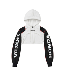 Women Track Hoodie White