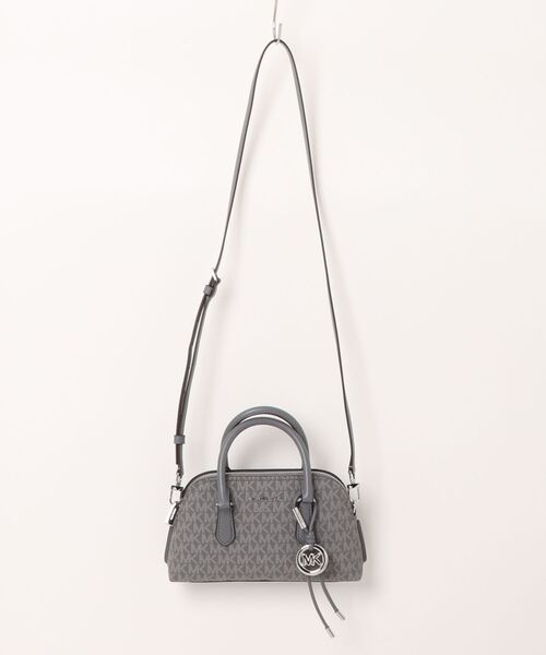 MICHAEL KORS(マイケルコース)の「SHAYE ドーム クロスボディ スモール - MKシグネチャー(ショルダーバッグ・レディース・ヘザーグレー・FREE)」の6枚目の写真