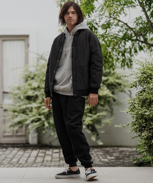 CAMBIO(カンビオ)の「mpa4275- ヘビー裏毛プリントプルパーカー - SWAG(2602143MCB)(パーカー・メンズ・ホワイト/ブラック/ミックスグレー/ネイビー・S/M/L/XL)」の9枚目の写真