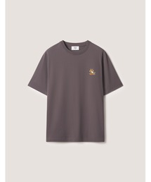 【美品】メゾンキツネ　カットソー　ワンポイント　MAISON KITSUNE Maison Kitsune｜メゾンキツネのTシャツ/カットソー（グレー/灰色系