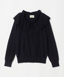 美品UNITED ARROWSブラックフリルAライントップス⭐︎ UNITED ARROWS｜ユナイテッドアローズのトップス（フリル）通販 - ZOZOTOWN