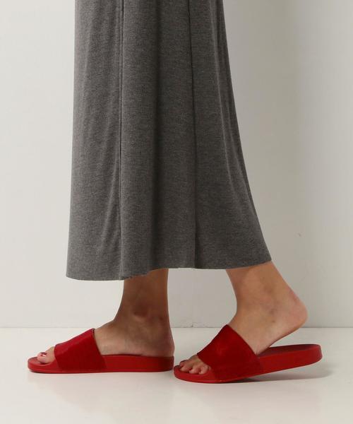 adidas（アディダス）の「adidas ADILETTE W ヘアー（サンダル・レディース・ブラック/レッド・24.5cm/23.5cm）」の11枚目の写真