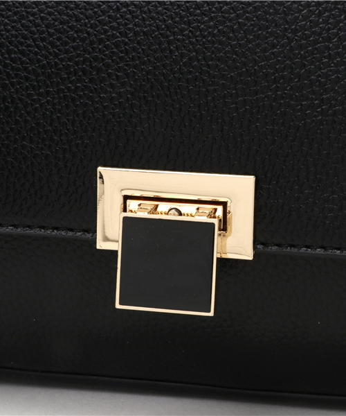 PLAIN CLOTHING（プレーンクロージング）の「ワンハンドルフラップハンドバッグ【PLAIN CLOTHING】（ショルダーバッグ・レディース・ブラック/ベージュ系その他/グレー・FREE）」の13枚目の写真