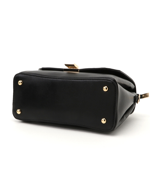 PLAIN CLOTHING（プレーンクロージング）の「ワンハンドルフラップハンドバッグ【PLAIN CLOTHING】（ショルダーバッグ・レディース・ブラック/ベージュ系その他/グレー・FREE）」の11枚目の写真