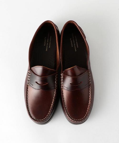 UNITED ARROWS GLR別注DANASSAレザーローファー UNITED ARROWS green