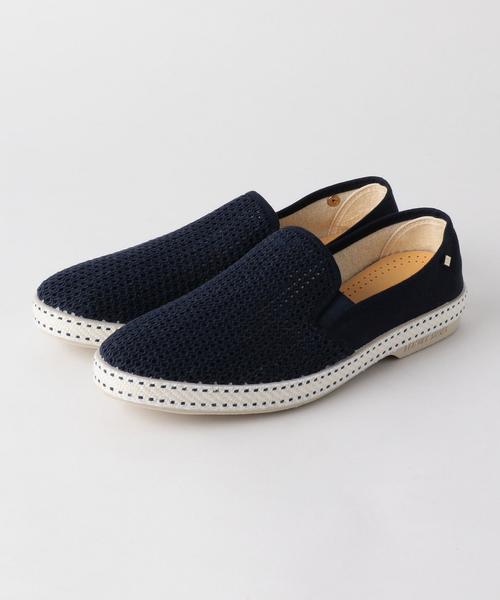 Rivieras（リビエラ）の「＜Rivieras＞Classic メッシュスリッポン ◆（スリッポン・レディース・ホワイト/ネイビー・39/37/38/36）」の8枚目の写真