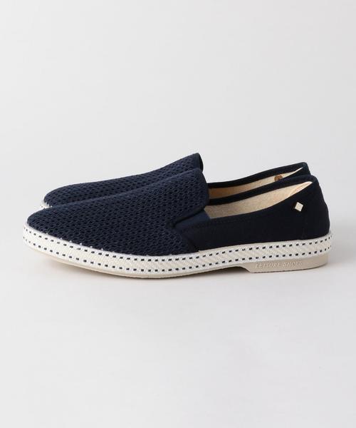 Rivieras（リビエラ）の「＜Rivieras＞Classic メッシュスリッポン ◆（スリッポン・レディース・ホワイト/ネイビー・39/37/38/36）」の9枚目の写真