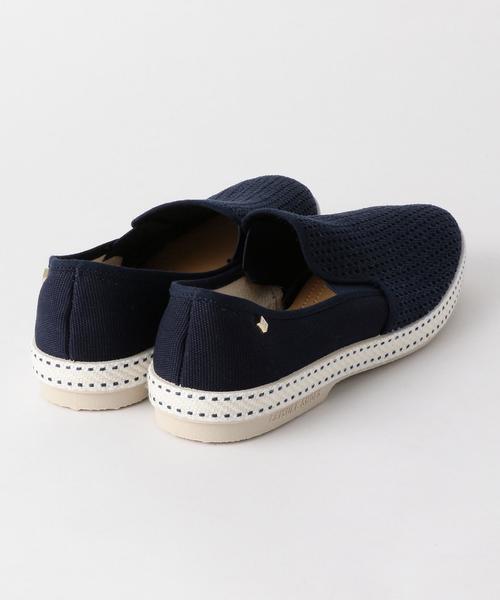 Rivieras（リビエラ）の「＜Rivieras＞Classic メッシュスリッポン ◆（スリッポン・レディース・ホワイト/ネイビー・39/37/38/36）」の4枚目の写真