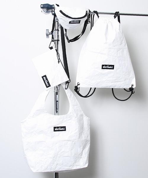 WILD THINGS（ワイルドシングス）の「WILD THINGS(ワイルドシングス)別注タイベックボディバッグ（ボディバッグ/ウエストポーチ・メンズ・ホワイト/ブラック/パープル・FREE）」の14枚目の写真