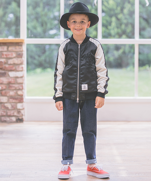 Smoothy(スムージー)の「mp5421-SMOOTHY Stretch Sarrouel Denim Pants For Kid(デニムパンツ・キッズ・インディゴブルー・110/130/100/120)」の3枚目の写真