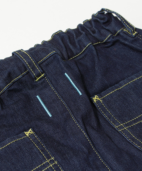 Smoothy(スムージー)の「mp5421-SMOOTHY Stretch Sarrouel Denim Pants For Kid(デニムパンツ・キッズ・インディゴブルー・110/130/100/120)」の17枚目の写真