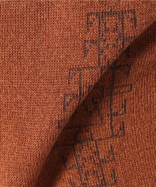 STUDIOUS（ステュディオス）の「STUDIOUS ジャガードニットベスト∵ ☆FINAL SALE☆（ベスト・メンズ・ベージュ/ダークブラウン・MEDIUM/SMALL）」の7枚目の写真