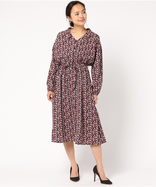 Honeys（ハニーズ）の「ガウンワンピース（ワンピース・レディース・ブルー系その他/ブラック×ブルー/ブラック×イエロー・M/L）」の3枚目の写真