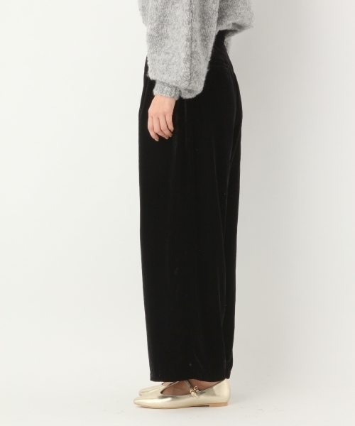 A part by(アパートバイ)の「Pベルベットワイドパンツ 775934 (その他パンツ・レディース・ブラック/ブラウン/マスタード・LARGE/MEDIUM)」の12枚目の写真