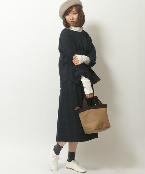 LBC(エルビーシー)の「チェックブラウス(シャツ/ブラウス・レディース・レッド/グリーン・LARGE/MEDIUM)」の10枚目の写真