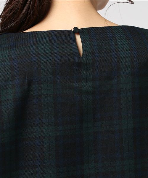 LBC(エルビーシー)の「チェックブラウス(シャツ/ブラウス・レディース・レッド/グリーン・LARGE/MEDIUM)」の8枚目の写真