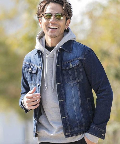 JILL BLAZE（ジルブレイズ）の「10オンスデニム／Gジャン（ブルゾン・メンズ・ブラック/ワンウォッシュ/インディゴブルー/ブルー系その他・M/L）」の20枚目の写真