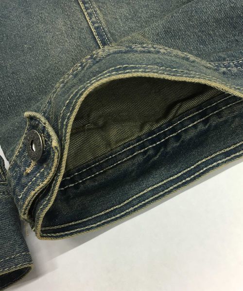 JILL BLAZE（ジルブレイズ）の「10オンスデニム／Gジャン（ブルゾン・メンズ・ブラック/ワンウォッシュ/インディゴブルー/ブルー系その他・M/L）」の7枚目の写真