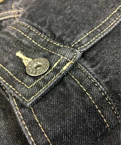 JILL BLAZE（ジルブレイズ）の「10オンスデニム／Gジャン（ブルゾン・メンズ・ブラック/ワンウォッシュ/インディゴブルー/ブルー系その他・M/L）」の5枚目の写真