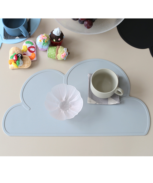 Jubilee(ジュビリー)の「クラウド シリコン ランチョンマット 【 2枚セット 】(ランチョンマット/テーブルウェア・レディース・ミント/ブラック/ホワイト/ライトグレー/ライトブルー/ローズ/ピンク/ラベンダー/チョコ/グレイッシュベージュ/ベビーピンク・FREE)」の18枚目の写真