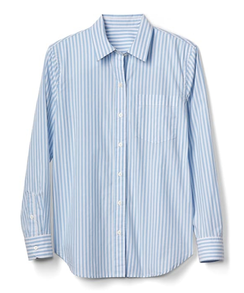GAP レディース ストライプシャツ 2025SS Mサイズ GAP（ギャップ）の 