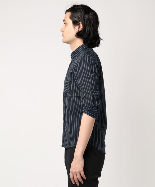 THE CASUAL（カジュアル）の「30S高密度ブロード7分袖シャツ（シャツ/ブラウス・メンズ・ホワイト/ネイビー/カーキ/ピンク/ホワイト系その他/ブルー系その他/ホワイト系その他2/ブルー系その他3/ブラック/グレー/サックスブルー/ブルー/ブラック系その他/ワイン/ブルー系その他2/テラコッタ・M/L/XL/S）」の17枚目の写真