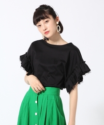 LOWRYS FARM | ソデフリルユルＴ　793666(Tシャツ/カットソー)