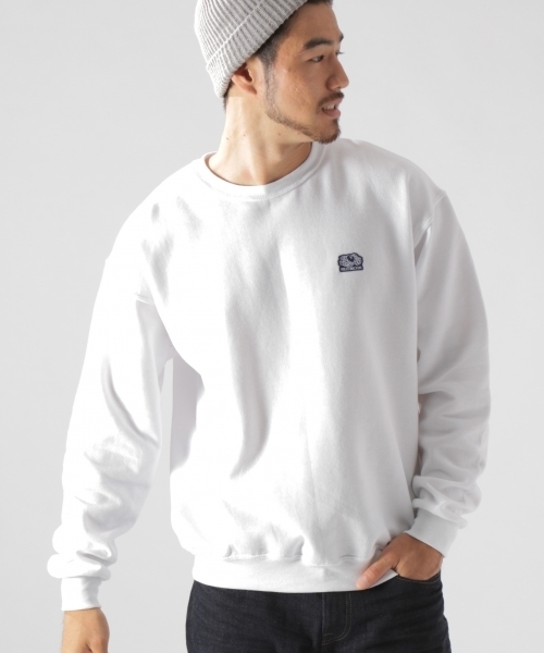 FRUIT OF THE LOOM（フルーツオブザルーム）の「【FRUIT OF THE LOOM（フルーツオブザルーム】裏起毛スウェット 18AW（スウェット・メンズ・ホワイト/ブラック・MEDIUM/LARGE）」の6枚目の写真