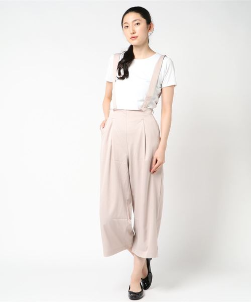 Willful by lipstar（ウィルフル バイ リップスター）の「【Willful by lipstar】サスペンダー付きジョーゼットパンツ（その他パンツ・レディース・ブラック/ベージュ・S/M）」の11枚目の写真