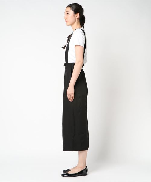 Willful by lipstar（ウィルフル バイ リップスター）の「【Willful by lipstar】サスペンダー付きジョーゼットパンツ（その他パンツ・レディース・ブラック/ベージュ・S/M）」の3枚目の写真