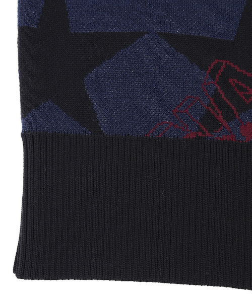 MARK & LONA(マークアンドロナ)の「Comic Star V Pullover(ニット/セーター・メンズ・ベージュ/ネイビー/ホワイト・48/50/46/52)」の7枚目の写真