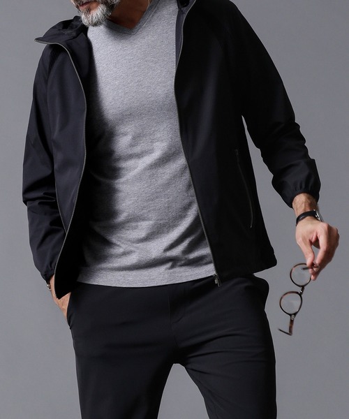 ナノユニバース別注　ブリーフィング×ＷＬＧ　トラベルセットアップ　黒　Sサイズ NANO universe（ナノユニバース）の「WLG 4WAY フーディー