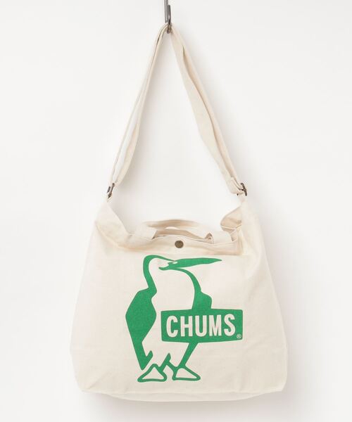 CHUMS（チャムス）の「【CHUMS】Booby Canvas Shoulder（ショルダーバッグ・メンズ・ブラック/レッド/グリーン/ブルー/パープル/ダークグリーン/ラベンダー/ホワイト/アクア・FREE）」の4枚目の写真