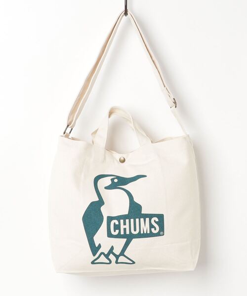 CHUMS(チャムス)の「Booby Canvas Shoulder(ショルダーバッグ)」|ダークグリーン