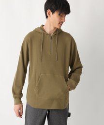 ヘビーワッフルハーフZIPパーカー/808128
