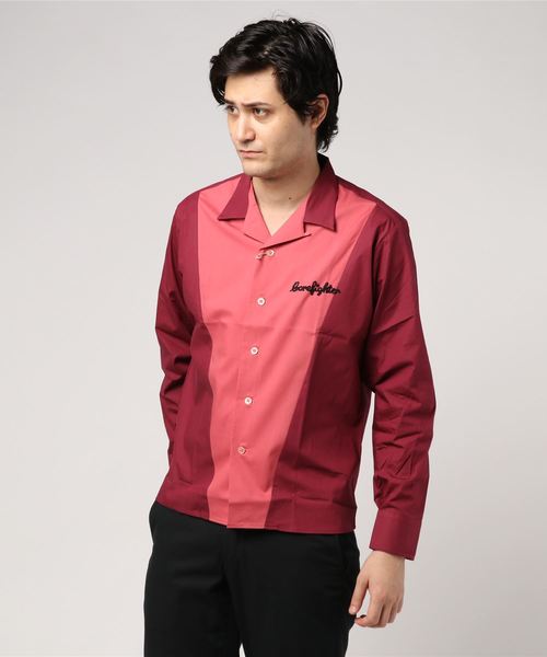 WALK IN CLOSET(ウォークインクローゼット)の「OPEN COLLAR BARBER SHIRT(シャツ/ブラウス・メンズ・ブラウン/ブルー/ワインレッド/オレンジ・MEDIUM/X-LARGE/SMALL)」の7枚目の写真
