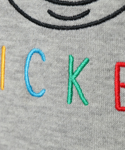 Disney（ディズニー）の「Disney(ディズニー)ミッキー刺繍パーカーワンピース（ワンピース・レディース・ブラック/グレー・MEDIUM）」の5枚目の写真