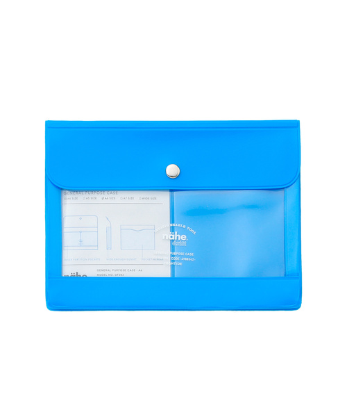 Nahe(ネーエ)の「nahe ネーエ ジェネラルパーパスケース スクエア クリア ネオン 三つ折り A6(パスポートケース・レディース・ピンク/イエロー/オレンジ/ブルー/ライトグリーン・FREE)」の12枚目の写真