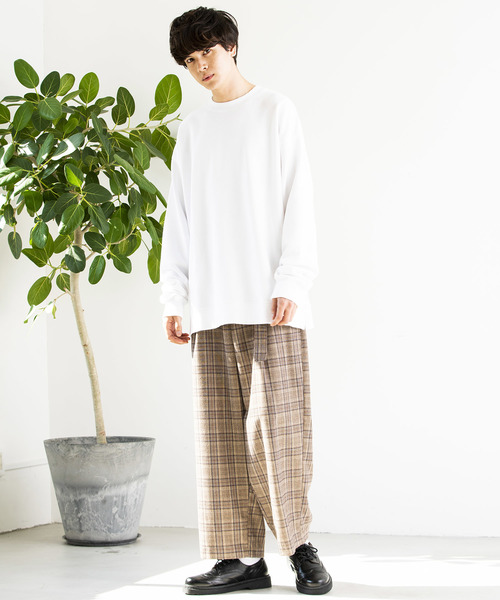 WEGO(ウィゴー)の「WEGO/サイドスリットカラー起毛プルオーバー(スウェット・メンズ・ダークグリーン/ホワイト/ブラック/イエロー/ライトピンク/オレンジ系その他/ブラウン・LARGE/MEDIUM/X-SMALL/SMALL)」の13枚目の写真