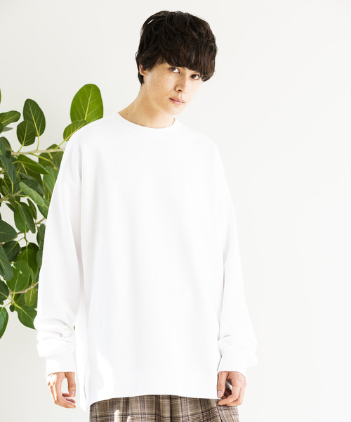 WEGO(ウィゴー)の「WEGO/サイドスリットカラー起毛プルオーバー(スウェット・メンズ・ダークグリーン/ホワイト/ブラック/イエロー/ライトピンク/オレンジ系その他/ブラウン・LARGE/MEDIUM/X-SMALL/SMALL)」の15枚目の写真